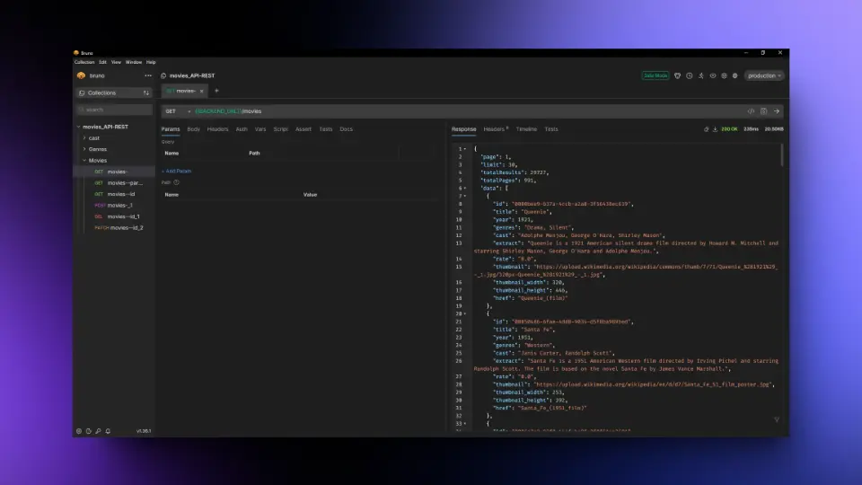 Movies API REST