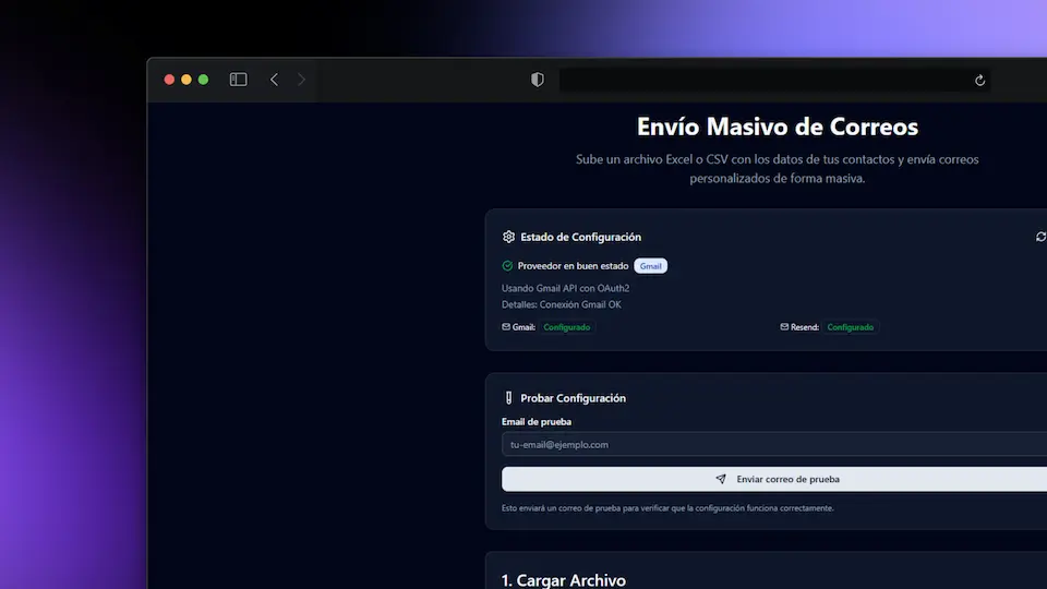 Email Sender - Envío Masivo de Correos